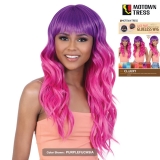 Motown Tress Day Glow Synthetic Glueless Lace Part Wig - CL.LUXY