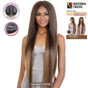 Motown Tress Glam Touch Human Hair Blend Glueless HD Lace Wig - HBL.FREE32