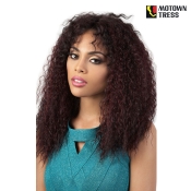 Motown Tress Human Hair Blend Lace Deep Part Wig - HBLDP.MEL