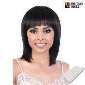 Motown Tress Natural & Blonde 100% Remy Human Hair Wig - HNB.BELLA