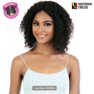 Motown Tress 100% Persian Virgin Wet & Wavy Deep Part Lace Wig - HPDP.WET12