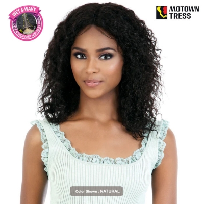 Motown Tress 100% Persian Virgin Wet & Wavy Deep Part Lace Wig - HPDP.WET16