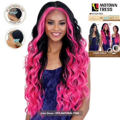 Motown Tress Synthetic Hair 13x4.5 HD 360 Lace Frontal Wig - L360S.HALO