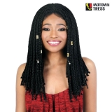 Motown Tress Synthetic Box Braid Slayable & Spinable Part Lace Wig - LDP-BOX18