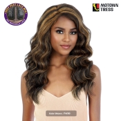 Motown Tress Synthetic HD Invisible Lace Deep Part Wig - LDP-SALLY