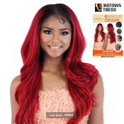 Motown Tress Synthetic 13X6 HD Invisible Lace Faux Skin Wig - LS136.LILY