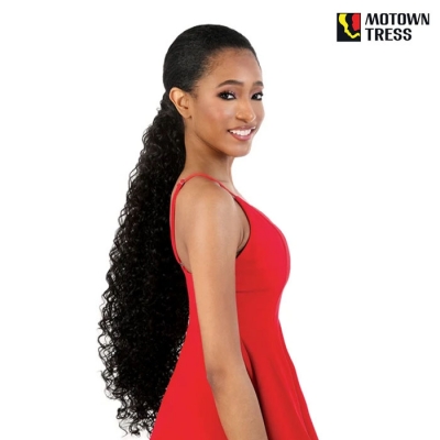 Motown Tress Ponydo Wrap Super Volume Bohem Curl Ponytail - PD-WRAP.BH