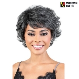 Motown Tress Human Hair Silver Gray Hair Collection - SH.BRENDA