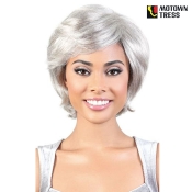 Motown Tress Human Hair Silver Gray Hair Collection - SH.EVELYN