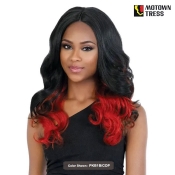 Motown Tress Seduction Synthetic Hair HD Invisible Deep Part Lace Wig - SLP.JANEL