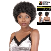 Motown Tress 100% Human Hair Silver Gray Hair Collection Wig - SVH.MIO