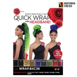 Motown Tress Seduction Synthetic Hair Quick Wrap Headband Wig - WRAP.BXC36