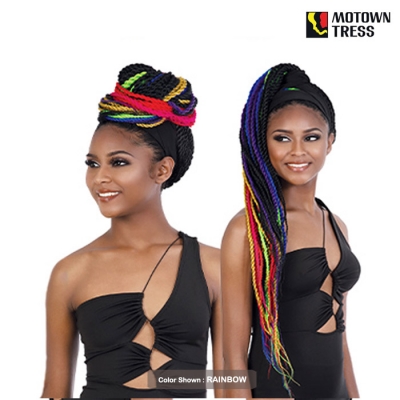Motown Tress Seduction Synthetic Hair Quick Wrap Headband Wig - WRAP.SEN36