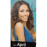 Outre Quick Weave Synthetic Hair Half Wig - APRIL
