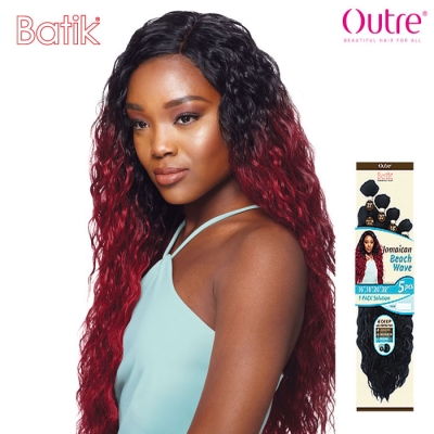 Outre Batik DUO Premium Multi Blend Jamaican Beach Wave 5PCS (16.18.20.22+16 Parting Piece)