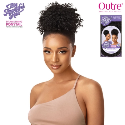 Outre Big Beautiful Hair Synthetic Drawstring Ponytail - 3C AFRO CURLY