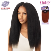 Outre Human Hair Blend Big Beautiful Hair Clip In 9 - KINKY STRAIGHT 18