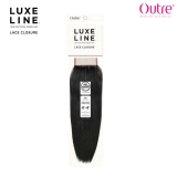 Outre Luxeline 100% Pure Virgin Human Hair 4x4 Lace Closure - NATURAL STRAIGHT 10-16