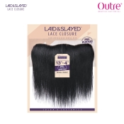 Outre Laid & Slayed 13X4 Lace Closure - NATURAL STRAIGHT 12-16