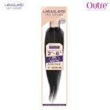 Outre Laid & Slayed 2x6 Lace Closure - NATURAL STRAIGHT 10-16
