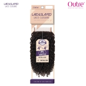 Outre Laid & Slayed 4x4 Lace Closure - NATURAL KINKY 10-14