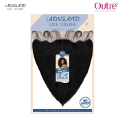 Outre Laid & Slayed 13X4 Lace Closure - Wet&Wavy BOHEMIAN CURL 12-16