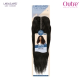 Outre Laid & Slayed Lace Closure - JERRY CURL LACE PARTING PIECE 10-16
