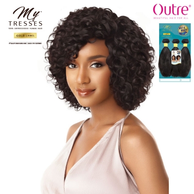 Outre MyTresses Gold Label Unprocessed Human Hair Weave - WET & WAVY DEEP WAVE 3PCS