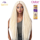 Outre Purple Pack Brazilian Boutique Human Hair Blend Weaving - VIRGIN FRENCH WAVE 24.26.28