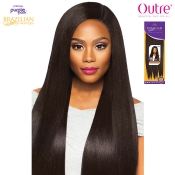 Outre Purple Pack Brazilian Boutique 100% Human Hair Blend Weaving - VIRGIN SLEEK PRESSED 18.20.22