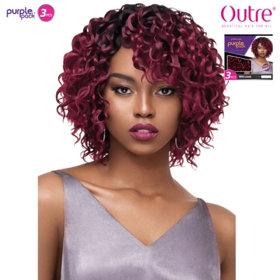 Outre Premium Purple Pack Wild & Wavy Weave 3PCS -  WILD LOOSE