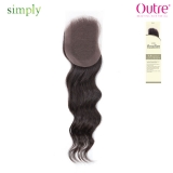 Outre Simply Human Hair Closure - Brazilian Hand-Tied Full Lace 12