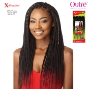 Outre X-Pression Crochet Braid - BOX BRAID MEDIUM NATURAL TIP 45 STRANDS 14