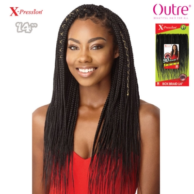 Outre X-Pression Crochet Braid - BOX BRAID MEDIUM NATURAL TIP 90 STRANDS 14