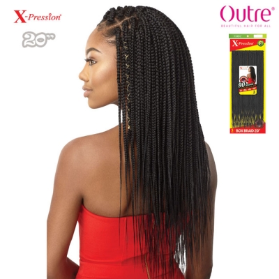 Outre X-Pression Crochet Braid - BOX BRAID SMALL NATURAL TIP 90 STRANDS 20