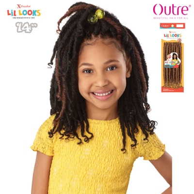 Outre X-Pression LiL Looks Crochet Braid - STRAIGHT BAHAMA LOCS 10