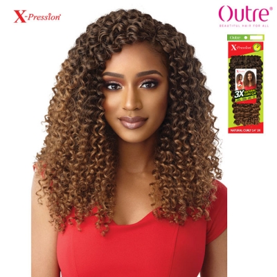 Outre Synthetic X-pression Braid - 3X NATURAL CURLY 14