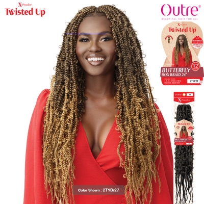 Outre X-pression Twisted Up Braid - BUTTERFLY BOX BRAID 24