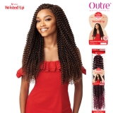 Outre Synthetic X-Pression Twisted Up Crochet Braid - PASSION BUTTERFLY CURL 20
