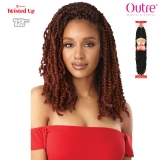 Outre Synthetic X-Pression Twisted Up Crochet Braid - WAVY BOMB TWIST 12