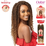 Outre Synthetic X-Pression Twisted Up Crochet Braid - 2X BONITA SUMMER SPLASH LOCS 18