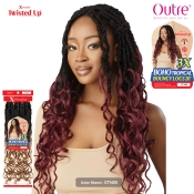 Outre X-Pression Twisted Up Synthetic Crochet Loop Braid - BOHO TROPICAL BOUNCY LOCS 20 3X