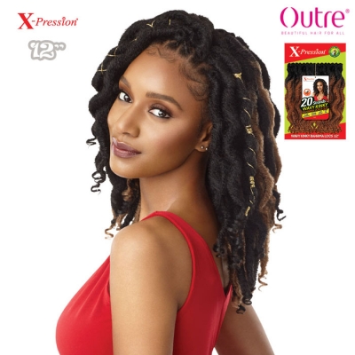 Outre Synthetic X-Pression Crochet Braid - WAVY KINKY BAHAMA LOCS 12