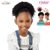 Outre Lil Looks Synthetic Drawstring Ponytail - SPRINGY COILS 8