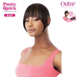 Outre Pretty Quick Synthetic Hair Bun - CRESCENT CHINA BANG