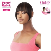 Outre Pretty Quick Synthetic Hair Bun - CRESCENT CHINA BANG