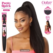 Outre Synthetic Pretty Quick Wrap Pony - KINKY STRAIGHT 28