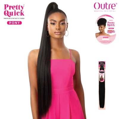 Outre Synthetic Pretty Quick Wrap Ponytail - SLEEK STRAIGHT 36