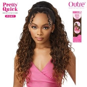 Outre Synthetic Pretty Quick Ponytail - W&W PONY BEACH WAVE 28