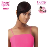 Outre Premium Synthetic Pretty Quick Clip on Bang - SLEEK SWOOPED BANG